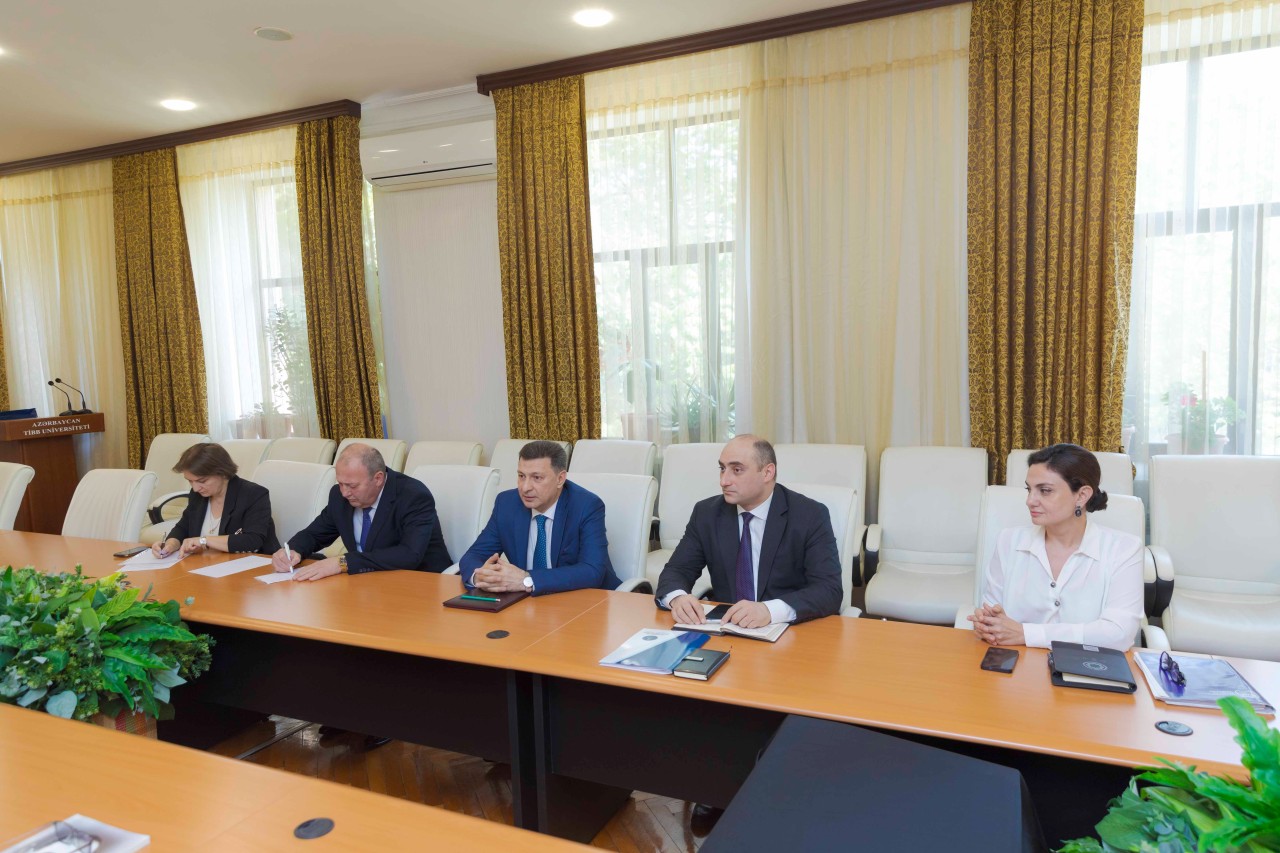 ATU-nun rektoru DDTU nümayəndələri ilə görüş keçirdi - FOTOLAR